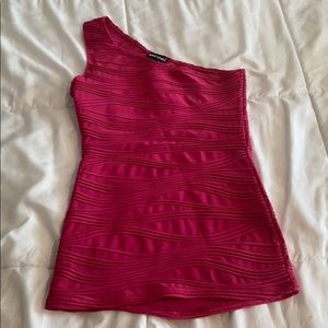 One-shoulder dress top